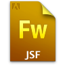 Adobe Fireworks JSF Icon 96x96 png