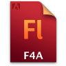 Adobe Flash F4A Icon 96x96 png