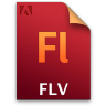 Adobe Flash FLV Icon 96x96 png