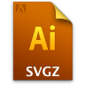 Adobe Illustrator SVGZ Icon 96x96 png