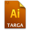 Adobe Illustrator Targa Icon 96x96 png