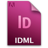 Adobe InDesign IDML Icon 96x96 png