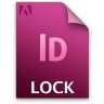 Adobe InDesign Lock Icon 96x96 png