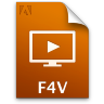 Adobe Media Player F4V Icon 96x96 png