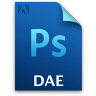 Adobe Photoshop DAE Icon 96x96 png