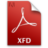 Adobe Reader XFD Icon 96x96 png
