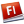 Adobe Flash Icon 24x24 png