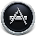 Black App Store Icon 128x128 png