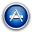 Blue App Store Icon 32x32 png