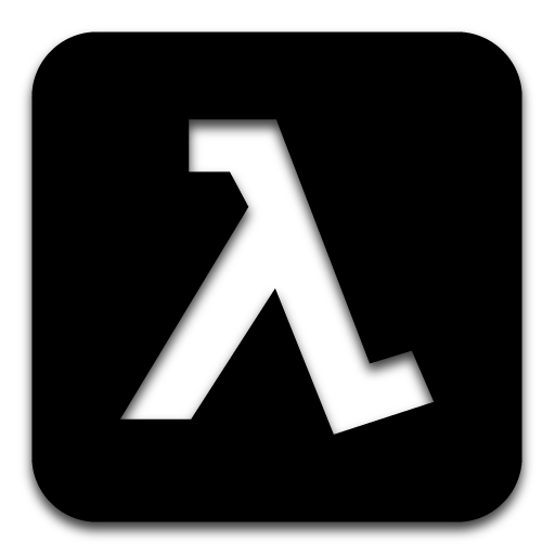 App Half Life Icon Black Icons Softicons Com