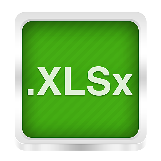 XLSX Icon 512x512 png
