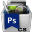 CS Tray Photoshop Icon 32x32 png