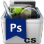 CS Tray Photoshop Icon 64x64 png