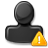 Person Warning Black Icon 48x48 png
