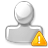 Person White Warning Icon 48x48 png
