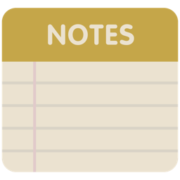 Notes Icon 256x256 png