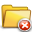Folder Closed Delete 2 Icon