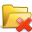 Folder Open Delete Icon
