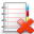 Notebook Delete Icon 32x32 png