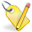 Tag Yellow Edit Icon 32x32 png