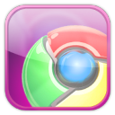 Chrome Pink Icon