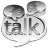 Grey Google Talk Icon
