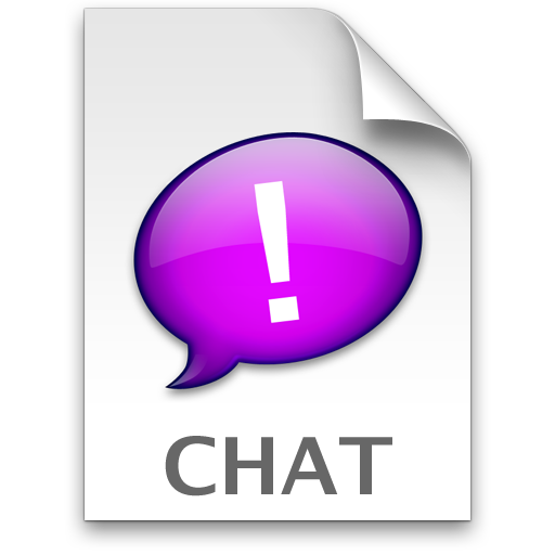 iChat Purple Chat Icon - iChat Icons - SoftIcons.com