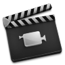 Grey iMovie Icon 96x96 png