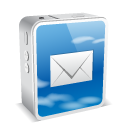iPhone 4 White Email Icon