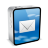 iPhone 4 Black Email Icon