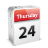 iPhone 4 White Calendar Icon