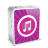 iPhone 4 White Music Icon