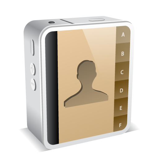 iPhone 4 White Address Book Icon 512x512 png