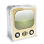 iPhone 4 White TV Icon 64x64 png