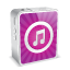 iPhone 4 White Music Icon 64x64 png