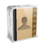 iPhone 4 White Address Book Icon 64x64 png