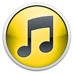 iTunes 10 Yellow Icon 256x256 png