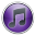 iTunes 10 Purple Icon 32x32 png