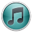 iTunes 10 Aqua Icon