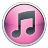 iTunes 10 Pink Icon