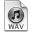 iTunes WAV Icon 32x32 png