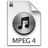 iTunes MPEG4P Icon