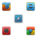 Kare Web Browser Icons