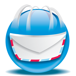 Mail Blue Icon 256x256 png