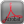 Adobe CS5 Acrobat Icon 24x24 png