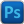 Adobe CS5 Photoshop Icon 24x24 png