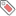 Tag Red Icon 16x16 png