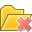 Folder Open Delete Icon