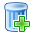 Trash Can Add Icon 32x32 png