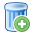 Trash Can Add 2 Icon 32x32 png